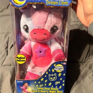 Dream Lites Magical Unicorn Huggable Night Light - Pink